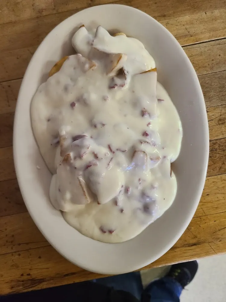 Cream Chipped Beef on Homefried