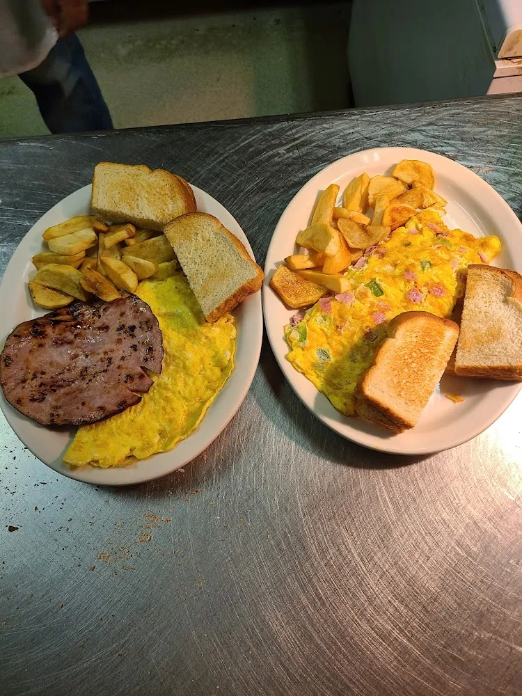 Eggs Homefries Ham or Western Omelet